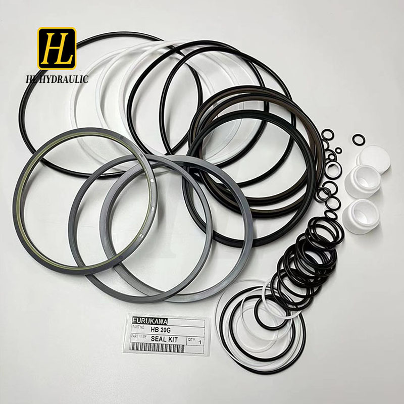 Furukawa HB20G Hydraulic Breaker Seal Kit - NBR PU PTFE